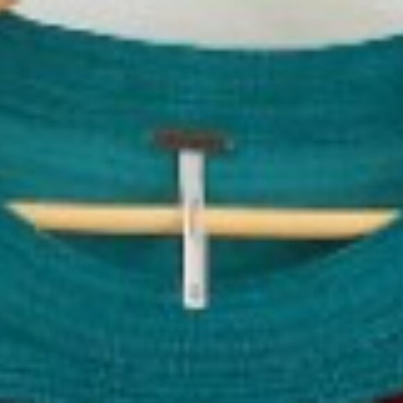 🌼🌿👒✨FREE PEOPLE Women’s Striped Boho Chic light weightPullover Sweater – Sz M - Picture 6 of 6